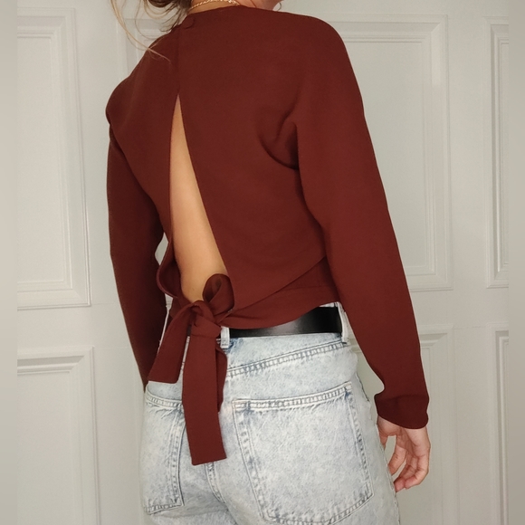 Aritzia/Wilfred Open-Back Top - Picture 2 of 7